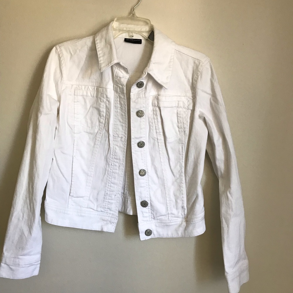 NY&co white denim jacket